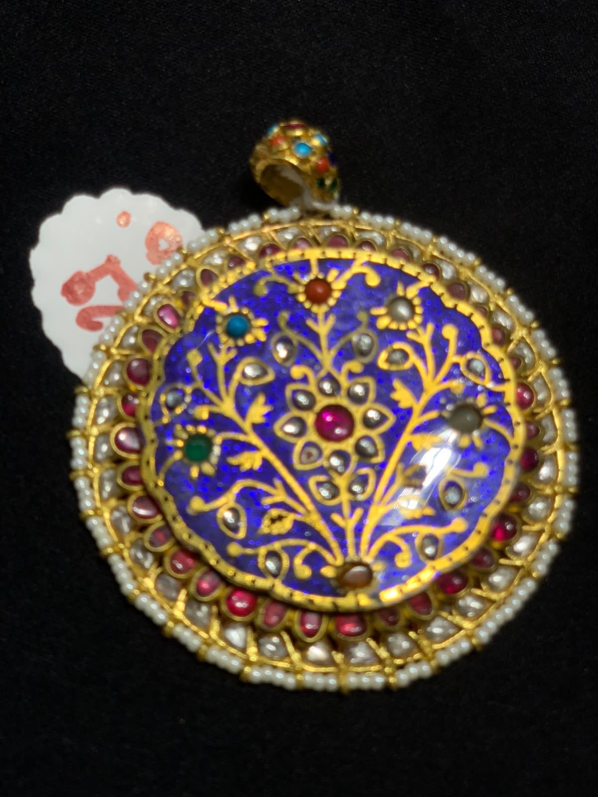 Meenakari enamel lockets